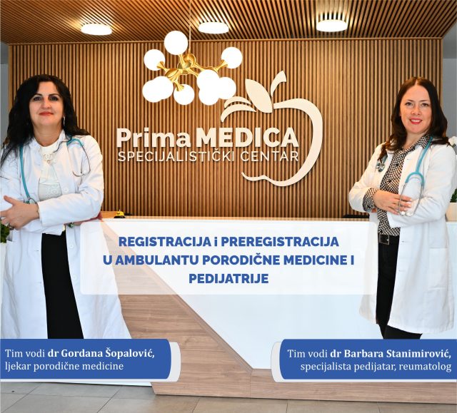 Registracija i preregistracija u ambulantu porodične medicine i pedijatrije – briga o zdravlju vaše porodice